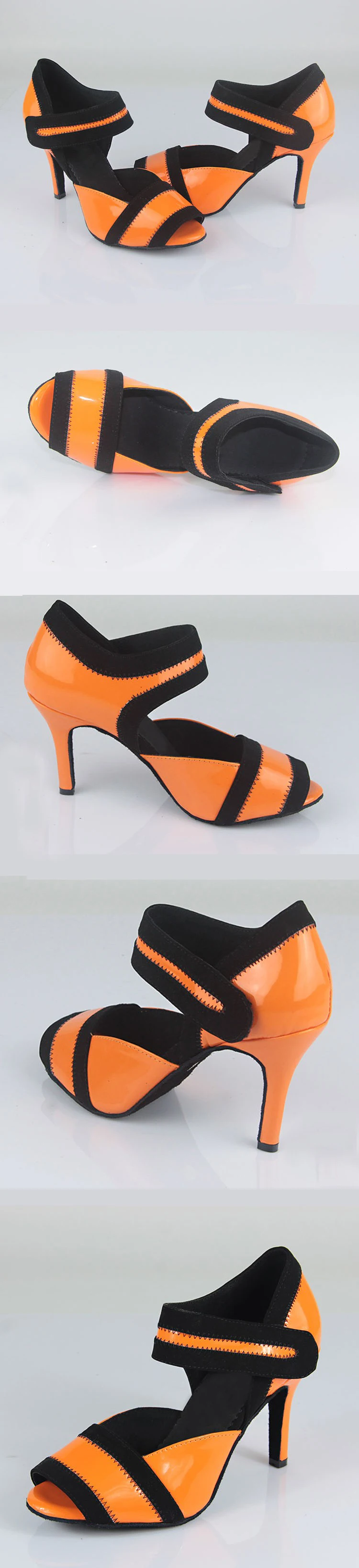 DILEECHI/Новинка; Желтая обувь для латинских танцев из искусственной кожи женские босоножки на высоком каблуке 8,5 см; Бальные Танцевальные Туфли Обувь для танцев на квадратном каблуке