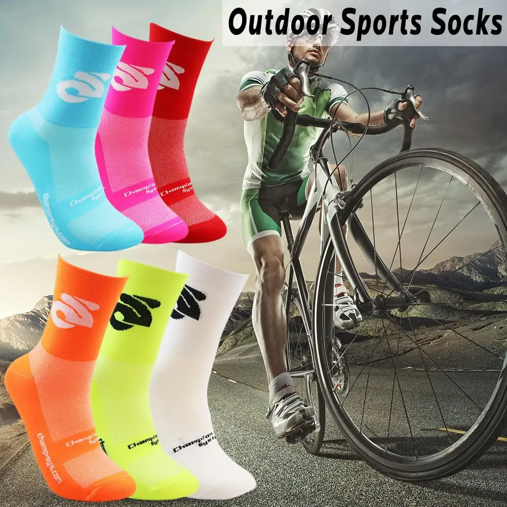 Sports Breathable Compression Socks Men's New Professional Cycling