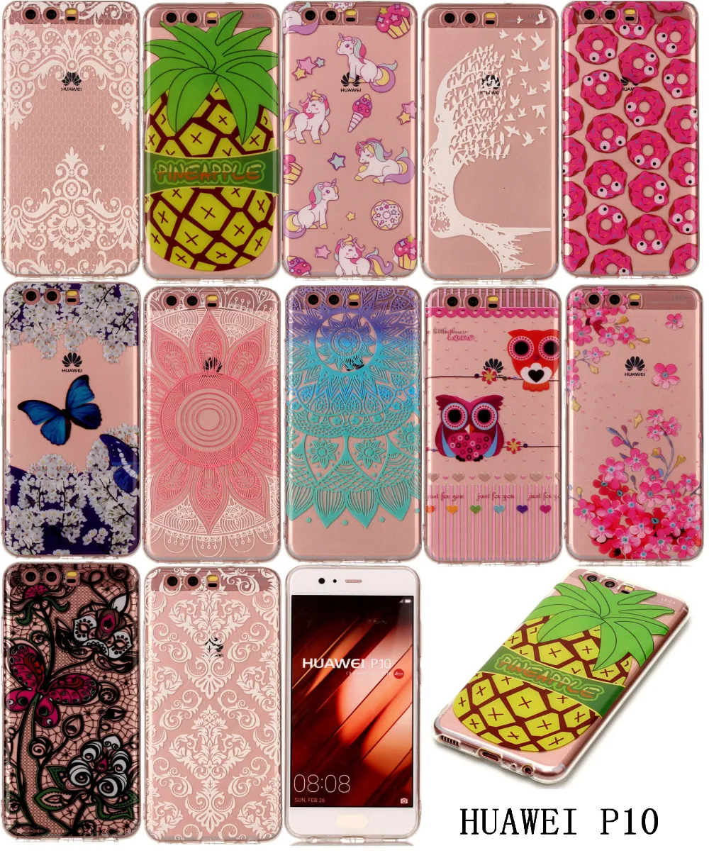 

For Huawei P 10 Case Soft Silicone TPU Gel Back Cover Case for Huawei P10 Phone Silicone Covers Cases