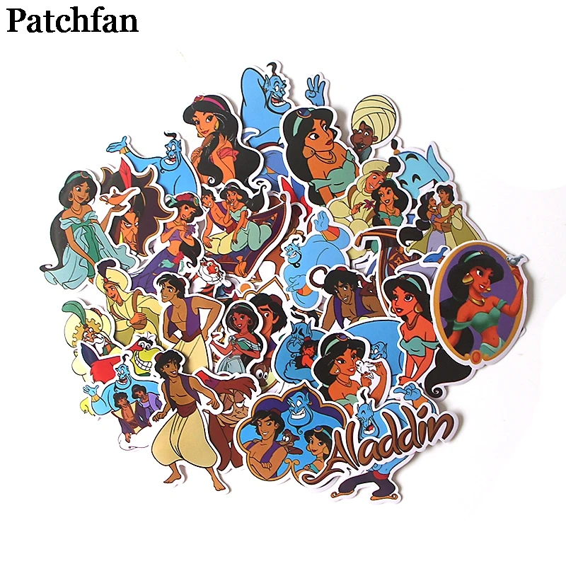 

Patchfan 39pcs Cartoon Stickers pack for Laptop Home Decoration Decals DIY scrapbooking album Sticker A2133
