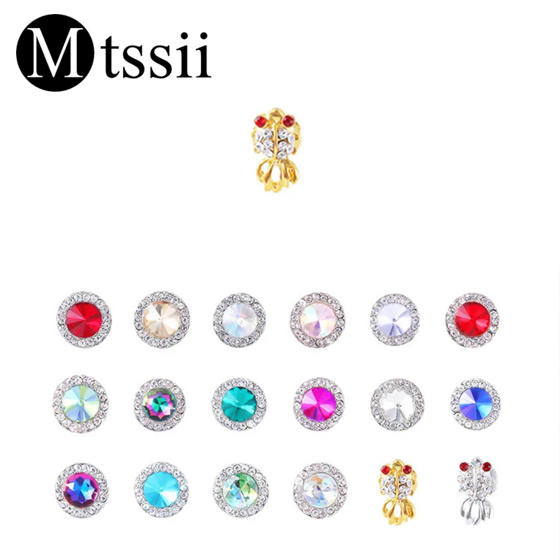 Mtssii High Speed Rotating Rhinestone for Nails 2018 Creative Nail Art Decoration Best Selling Design Accessories 18 Types | Красота и