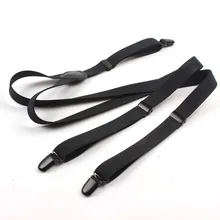 110 см новые модные женские мужские Эластичные подтяжки 2,0 см Ширина 3 зажима и универсальные y-образные регулируемые подтяжки на подтяжках