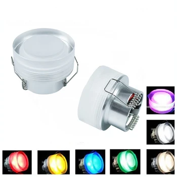 

Led Acrylic Spotlight Cabinet Mini Spot Light IP65 Waterproof Recessed Down light Cupboard Showcase Display Light 3W