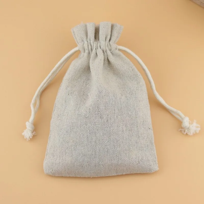 50 шт. 10*14 см Женская многоразовая сумка для покупок унисекс Складная хлопковая ткань сумки для продуктов сумка для хранения на шнурке