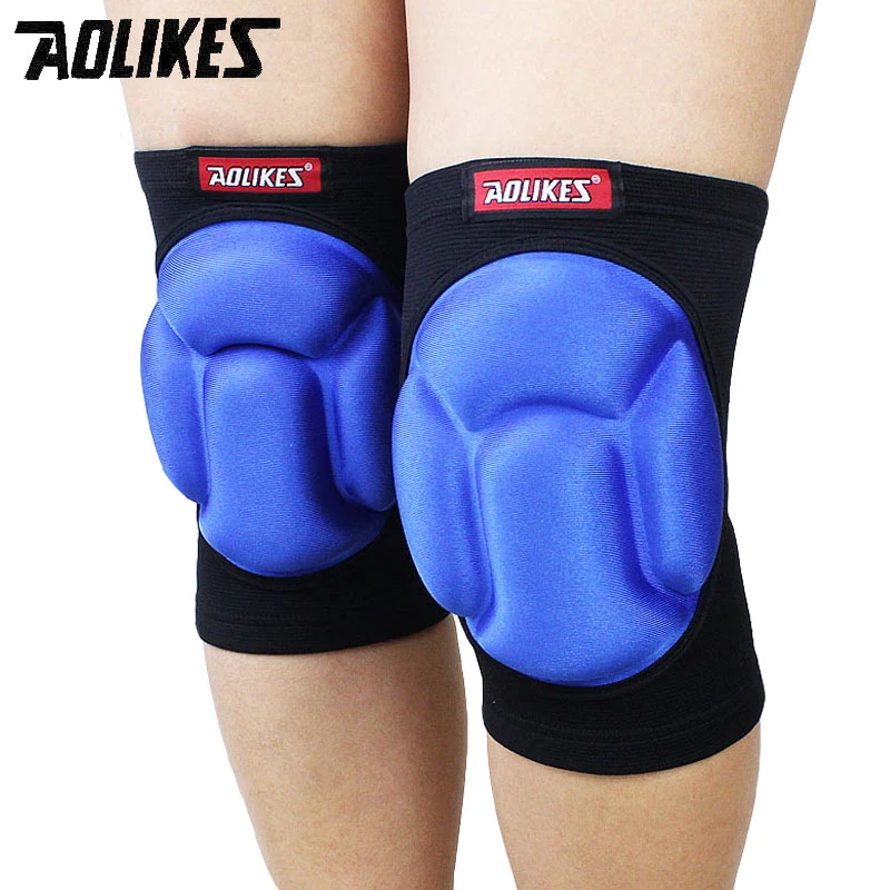 Sponge Pad Knee Support Anti Injured Kneepad 1Pair High Elastic Outdoor