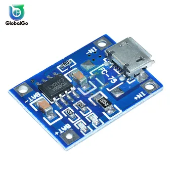 

2pcs/Lot Micro USB 5V 1A 18650 TP4056 Lithium Battery Charger Module Charging Board With Protection Dual Functions 1A Li-ion