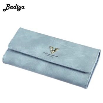 

Luxury Fashion Women's Wallets Leather Nubuck Long Purse Ladies Trifold Multi Credit Card Holders Zipper Phone Pouch Money Bag