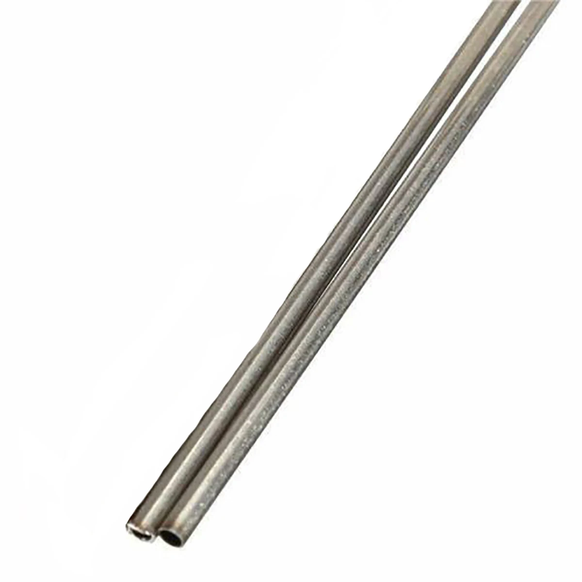 DWZ 2pcs Silver 304 Stainless Steel Capillary Tube 2mm OD 1.6mm ID 500mm Length