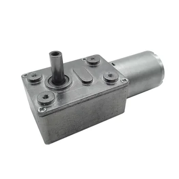 

12V 10RPM Reversible High Torque Turbo Worm Geared Motor DC Motor JGY370 6V-24V 2-375RPM Optional speed