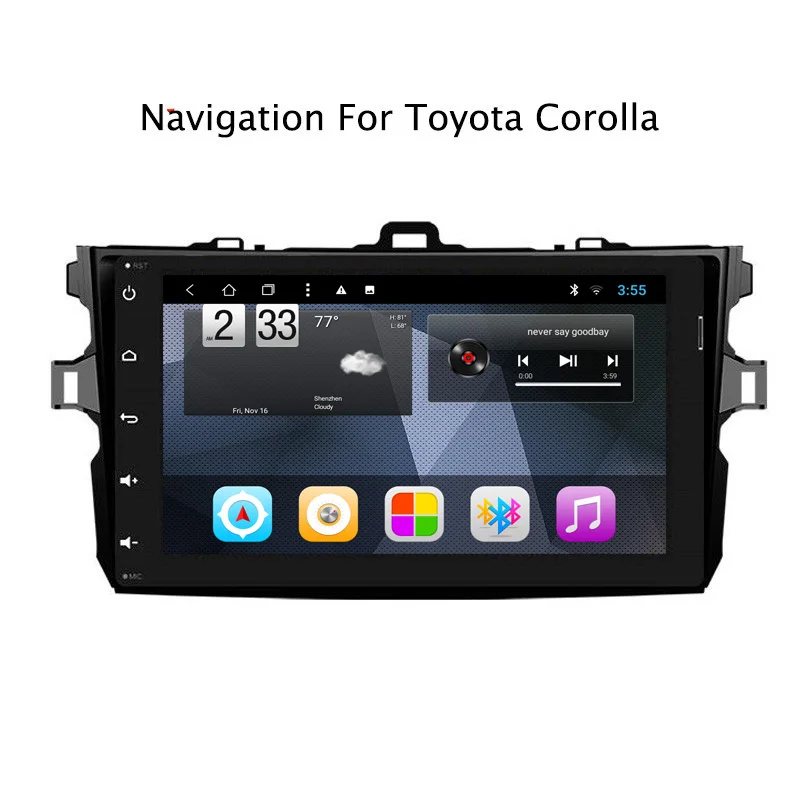 9 &quot2G ram 32G rom Восьмиядерный Android 8 1 автомобильный радиоприемник стерео для Toyota Corolla