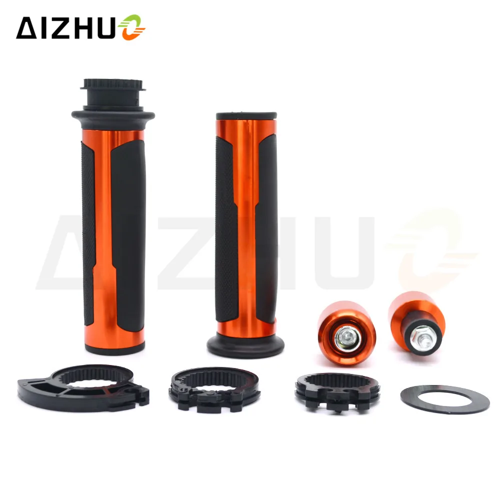 22mm Universal Motorcycle Handle Grip CNC Aluminum Grips For KTM Motocross EXC 125 250 300 XC SX Pitbike Dirt Pit Bike Dirtbike