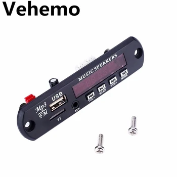 

Car Vehicles Auto MP3 Music Decoder 4 Keys Module FM Radio USB Interface Car MP3 Decoder Board Audio Module Black HOT