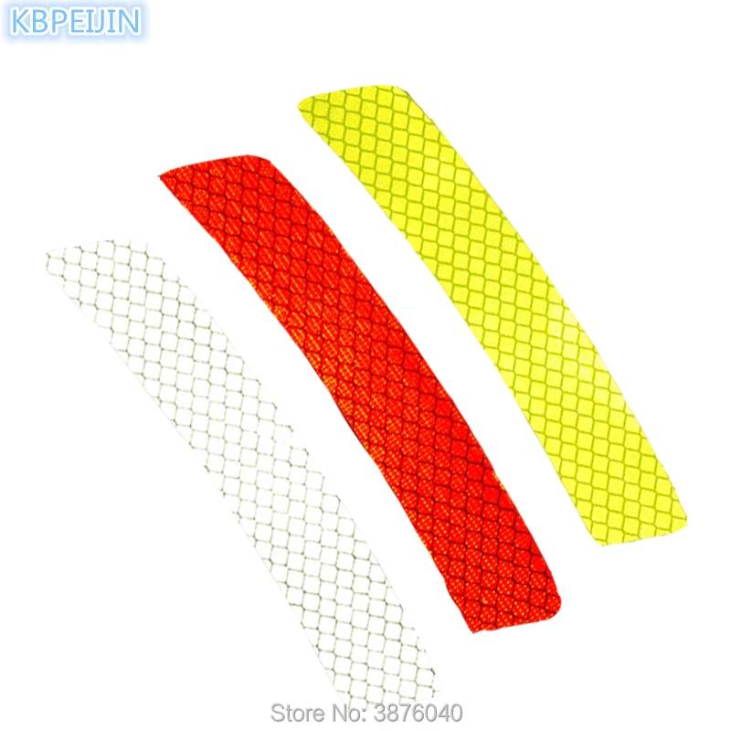 

2Pcs Car Reflective Strip Stickers Warning Light Reflector for PEUGEOT 206 207 307 308 407 508 2008 301 3008