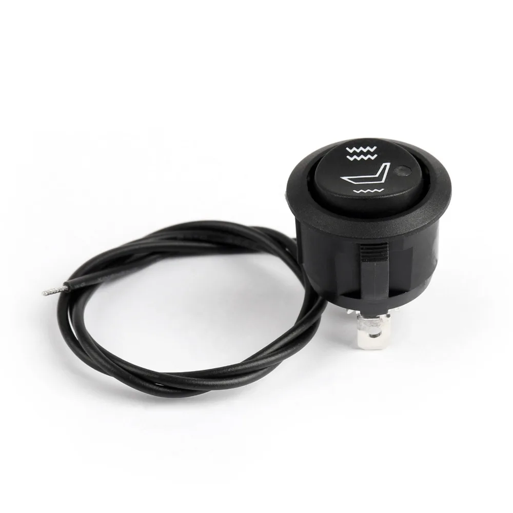 Car 3Pin Seat Heater Switch R13 112DL Universal Round