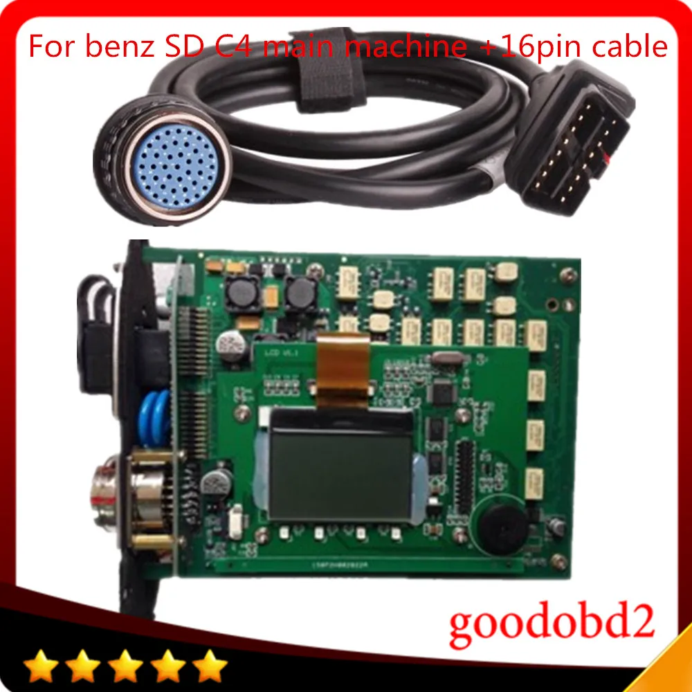 Prix pour MB Étoile C4 SD Conpact4 C4 outil De Diagnostic seulement principal machine avec Diagnostic Multiplexeur avec obd2 16pin câble Voitures camions outils Prix pour MB Étoile C4 SD Conpact4 C4 outil De Diagnostic seulement principal machine avec Diagnostic Multiplexeur avec obd2 16pin câble Voitures camions outils