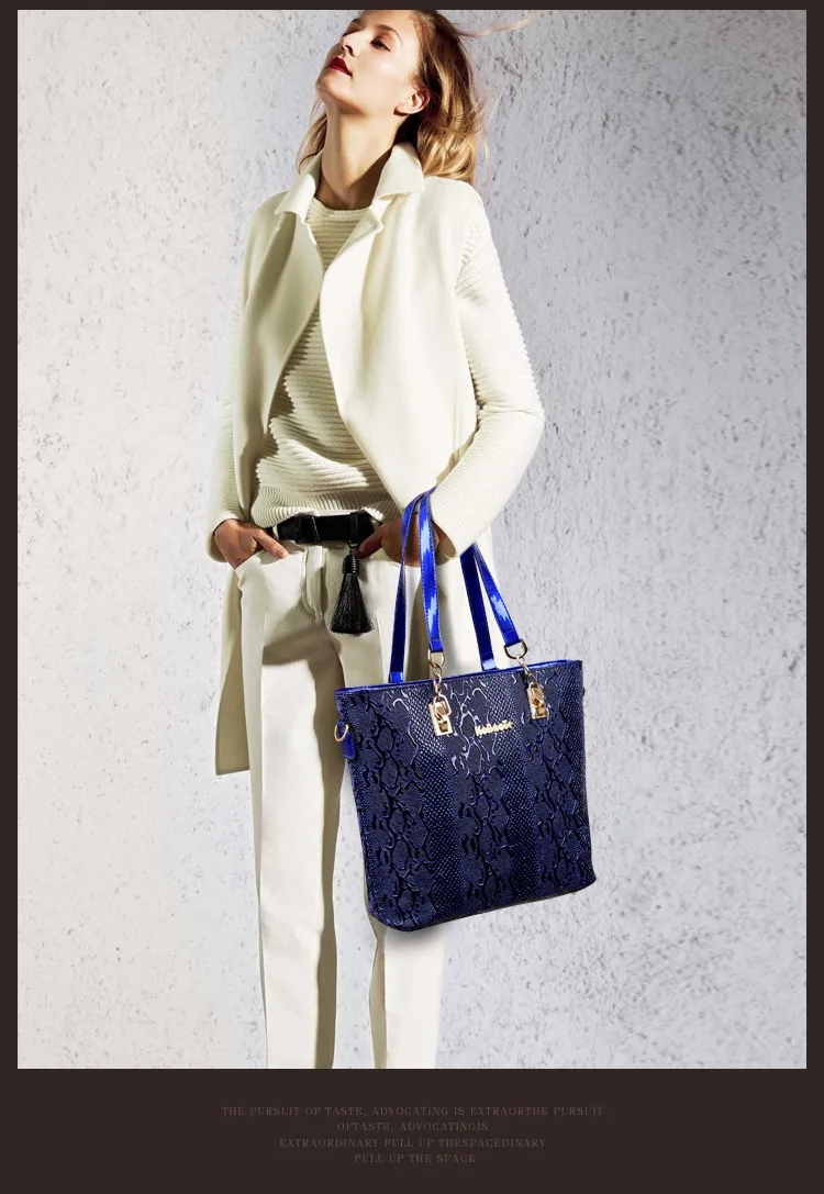 6 Piceces набор роскошных сумок, женские сумки, дизайнерские сумки с верхней ручкой, Набор сумок на плечо, кожаные ручки для сумок