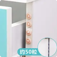 Силикагель анти-наклейки против столкновения Противоскользящий стол коврик Кухонный Шкаф Дверь ящика тихий коврик