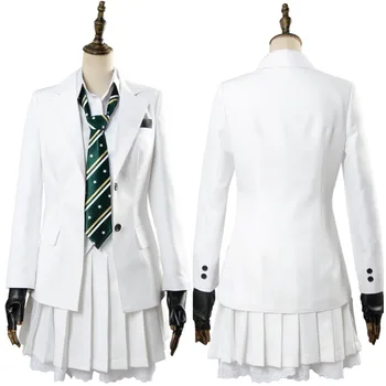 

Hot Cosplay Player Unknow's Battlegrounds Costume White School Uniform Cosplay Costume Halloween Carnival Costume Full Sets