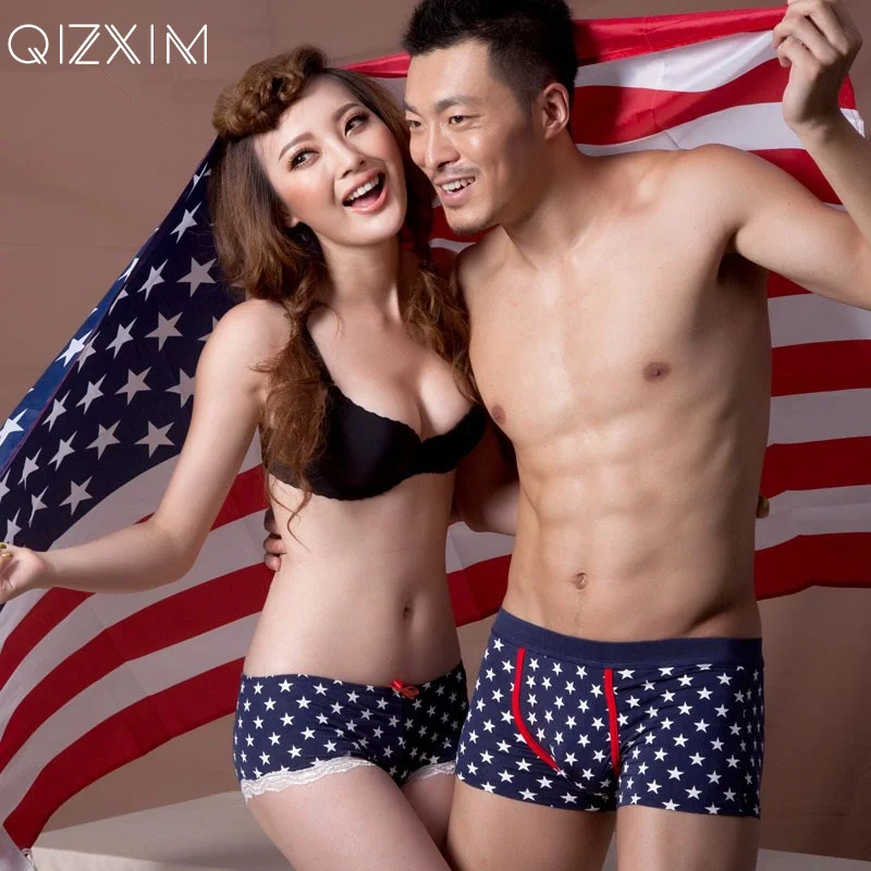 Asian young couple panties