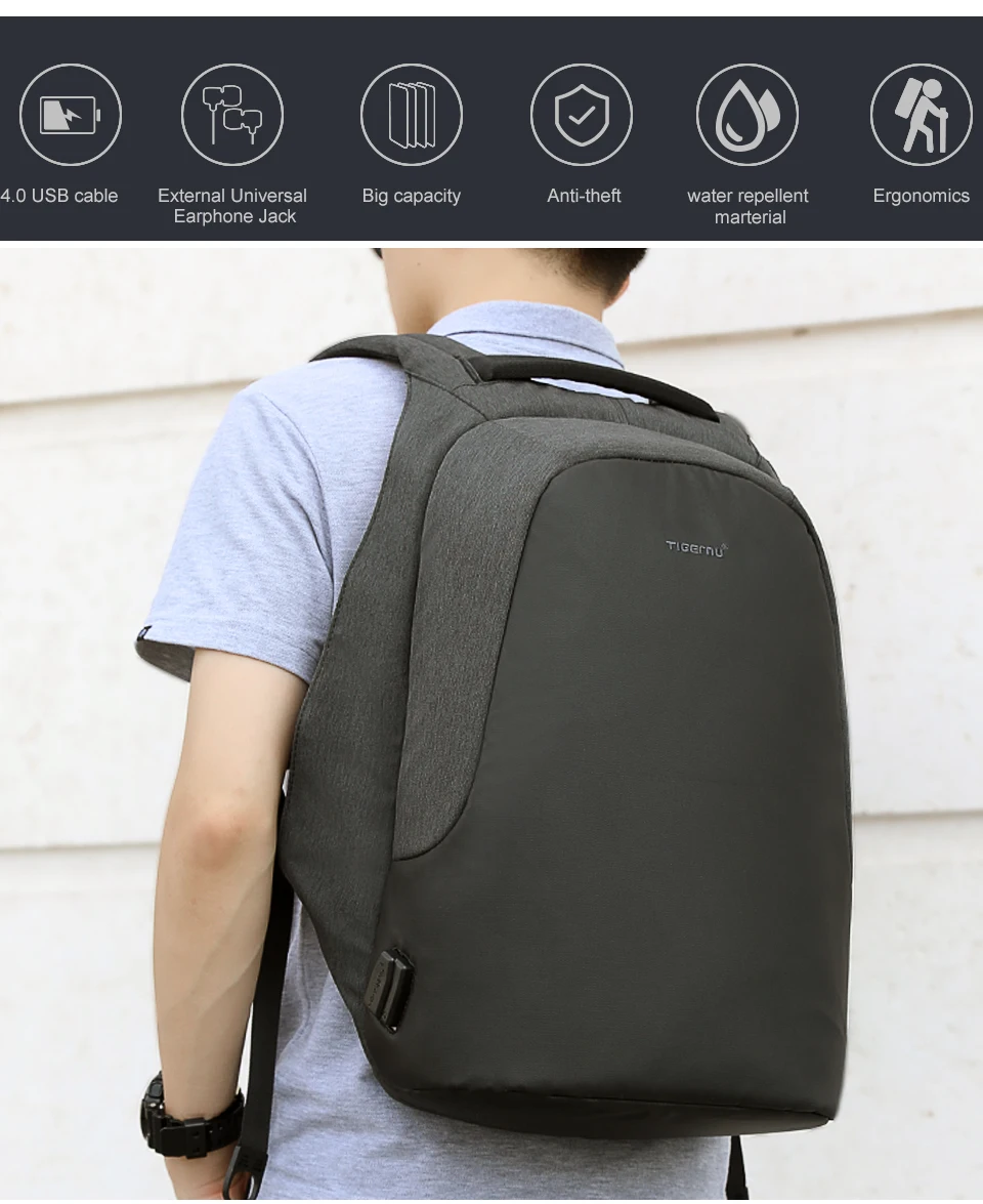 2.hidden zipper backpack