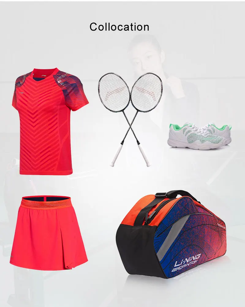 Клиренс) Li-Ning бадминтон профессиональная сумка для ракеток 3 ракетки нагрузка полиэстер подкладка ракетка спортивные сумки ABJN022 BBF255