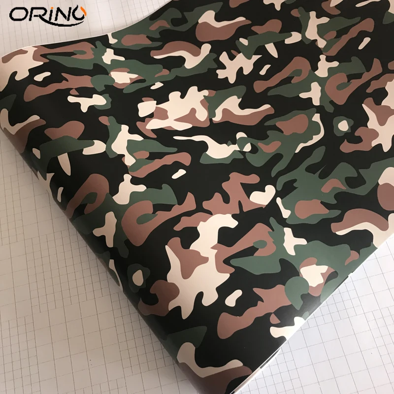 Army Green Black Vinyl Wrap Sticker-3