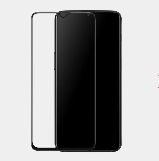 oneplus 6Tglass 3D полное покрытие закаленное стекло от компании oneplus Защита экрана для one plus 6T