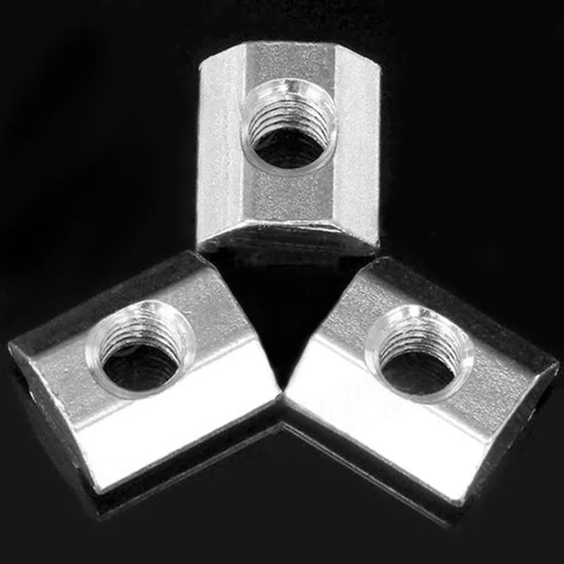 Useful 50pcs M5 T Sliding Nut Zin Plated Carbon Steel for 2020 Aluminum Profile|Гайки| |