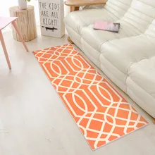 Нордическая спальня геометрический полосатый ковер постельное белье татами Прямоугольный Коврик для спальни длинный диван подушка Моющаяся