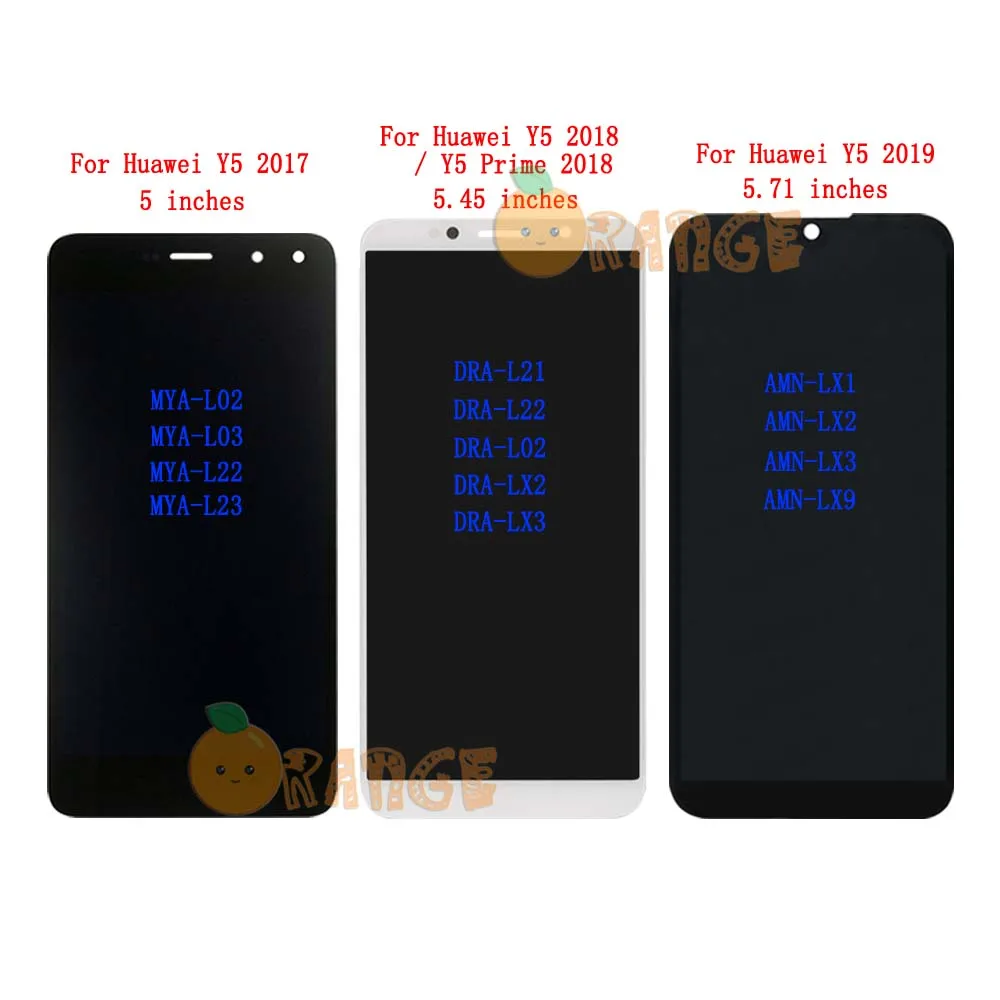 Новый Полный ЖК дисплей Сенсорное стекло дигитайзер для Huawei Y5 2017/ 2018 Prime 2018/ 2019