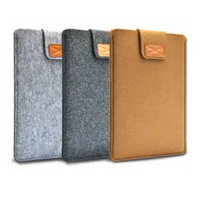 Wool felt laptop bag Portable notebook sleeve case for women fashion macbook pro air computer pocket 11