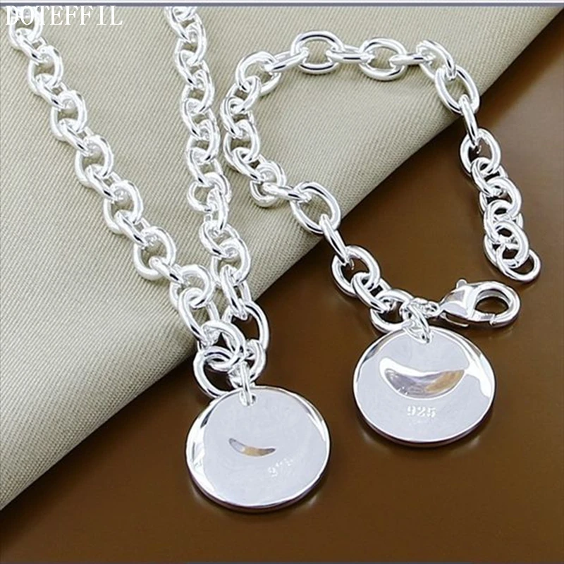 Factory Outlet 925 Sterling Silver Jewelry Charm Bracelet