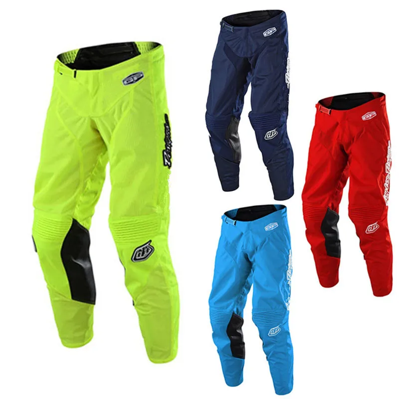 

2019 Latest 6 Colors Men Motorcyle Downhill Pants AM Bicycle BMX Riding DH MTB Pants Outdoor Sports Rally Pants With Hip pad