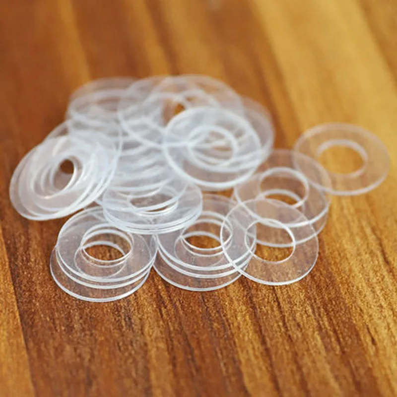 High Temperature Resistance PVC Transparent Gasket Insulation Plastic Washer Ultra-thin plastic Round Flat Pad M2M3M4-M6 | Обустройство