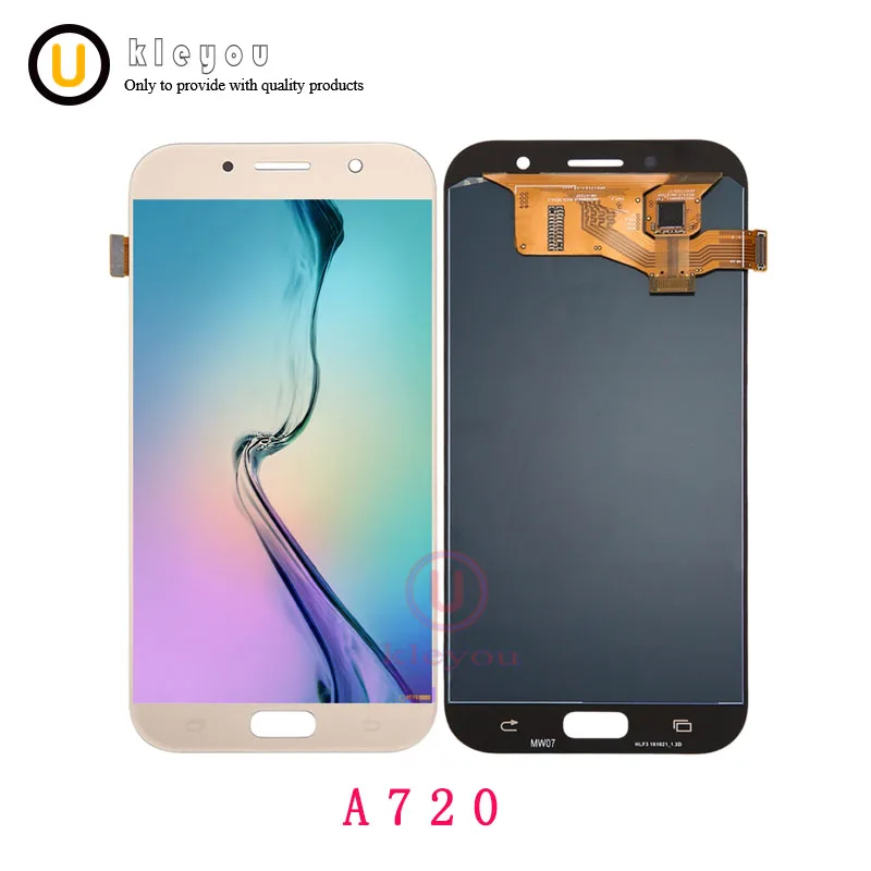 100% Оригинальный ЖК-дисплей для Samsung Galaxy A7 2017 A720 A720F SM-A720F Дисплей + кодирующий