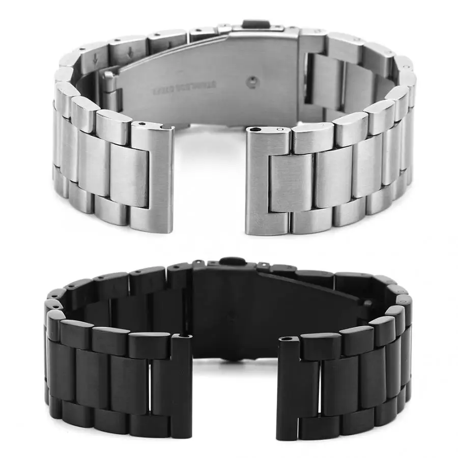 

Elegant Metal Watch Band Wristwatch Strap Replacement Fit for Samsung Galaxy Active High Quality Watch Band with 2 Spring Bars a