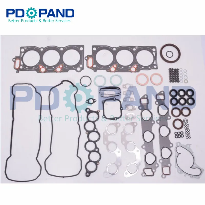 

1MZ 1MZFE 1MZ-FE Engine Rebuild Full Gasket Set 04111-20041 for TOYOTA CAMRY Saloon/Estate CV2 XV2 For LEXUS ES300 3.0 V6 24V