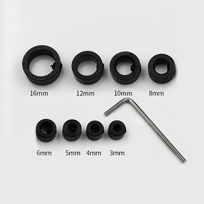 Uds 3 16mm poco límite anillo madera de profundidad de perforación posicionador brocas localizador + llave de acero de alto carbono de alta herramientas de combinación|Taladros| - AliExpress
