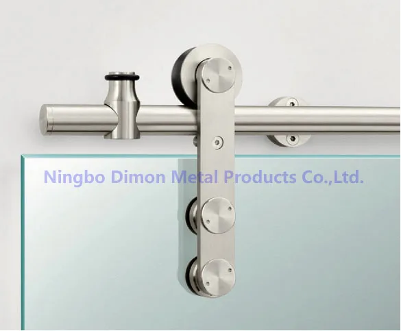 Dimon High Quality Glass Sliding Door Stainless Steel Hardware DM-SDG 7002 solid round glass door lock 10 12mm stainless steel glass door lock latch rotary knob open close home hotel bathroom hardware