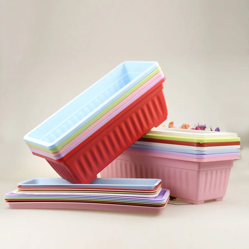 Pots rectangular basin vegetables plastic pots vegetables basin balcony
