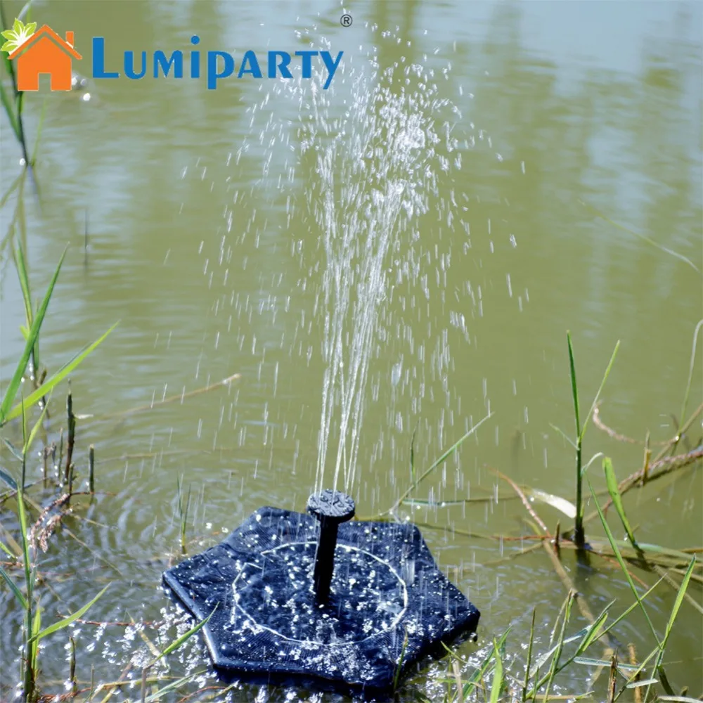 LumiParty Открытый Солнечный Морская звезда форма плавающий фонтан для Садовый пруд украшения