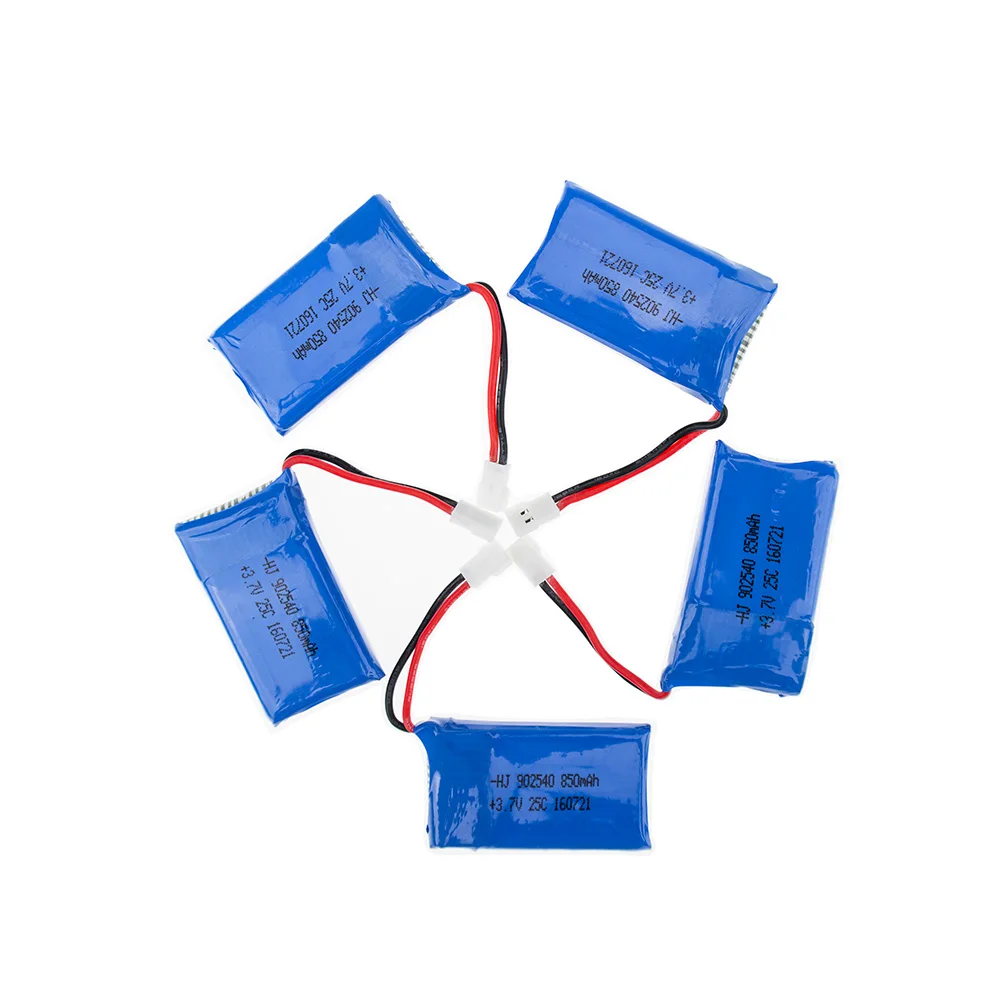 5 шт. Syma X5C rc Lipo батарея 3 7 V 850mAh для x5 x5sw x5sc cx30 cx30w вертолет Квадрокоптер Дрон