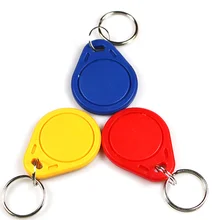 20 шт./лот RFID 13,56 МГц Токен метка IC ключ брелоки с RFID Маркер кольцо карты перезаписываемые для arduinoblue Цвет NFC тег