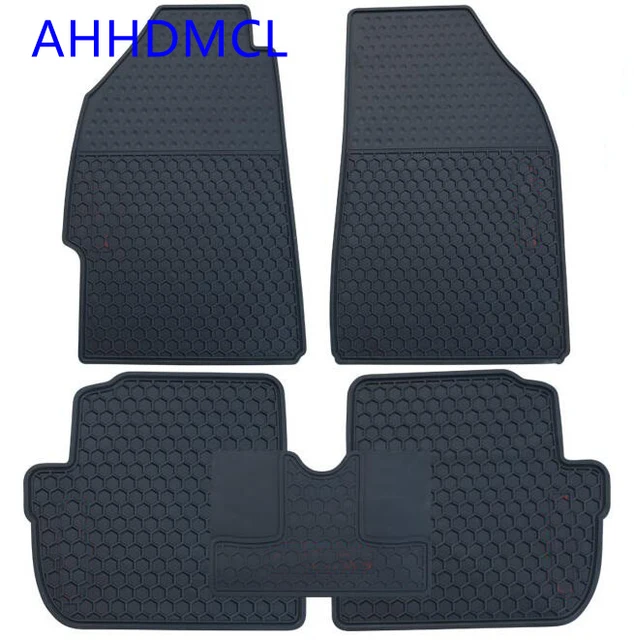 Car Rubber Floor Mats Anti Slip Mat Carpets Feet Pad Custom Fit For