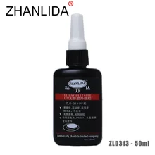 ZHANLIDA 313 50ML Ultraviolet UV Glue Acrylic Soundproof Door Plastic Crafts Transparent Glue Multi Purpose Adhesive