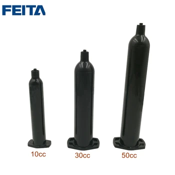

20pcs/Bag JP Type 5CC 10CC 30CC 50CC Glue Dispensing Black Barrels Syringes with Stopper