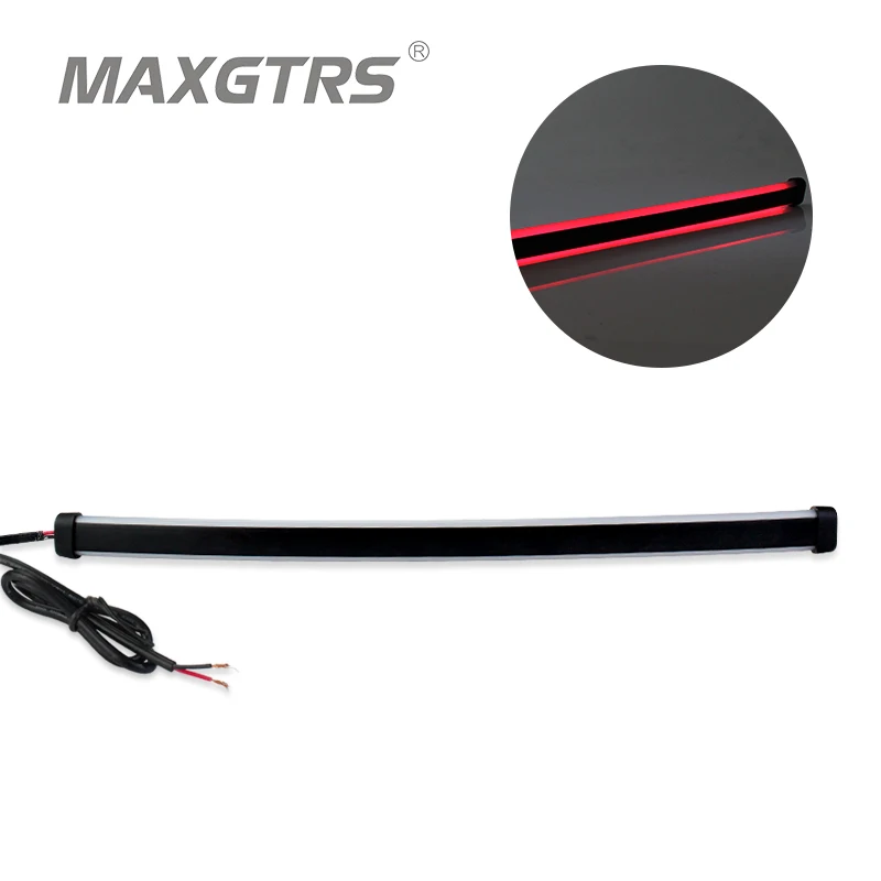 

32cm Waterproof LEDs Flexible Auto Car Decorative Brake Taillight LED Strip Red Warning Light for Truck Boat Motorcycle ATV