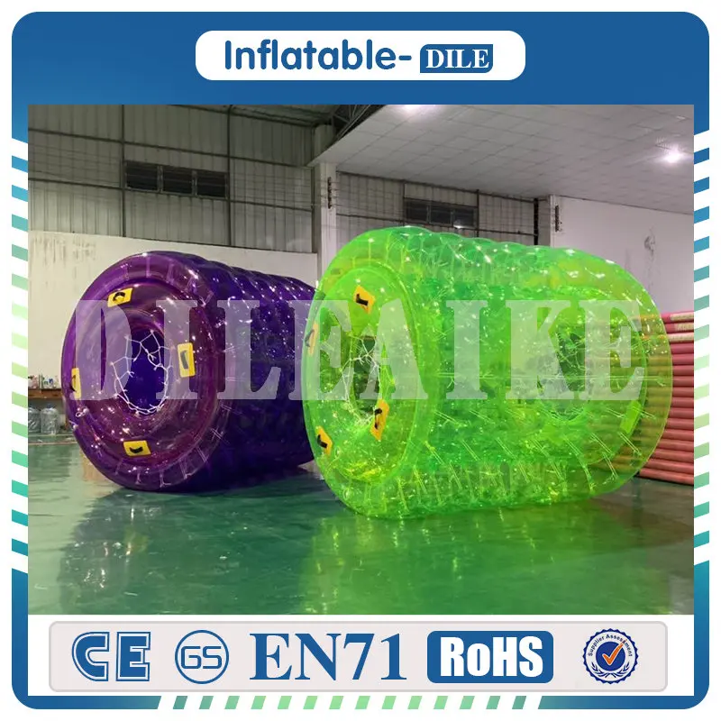 

Free shipping 0.8mm PVC 2.4x2.1x1.7m Inflatable Water Roller Ball Walk On Water Ball Aqua Rolling Ball,Roller Wheel Wheel