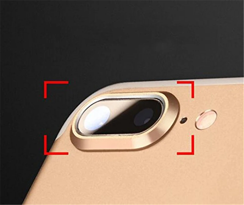 Защитное кольцо для объектива камеры алюминиевое покрытие IPhone 7 8 Plus 7Plus