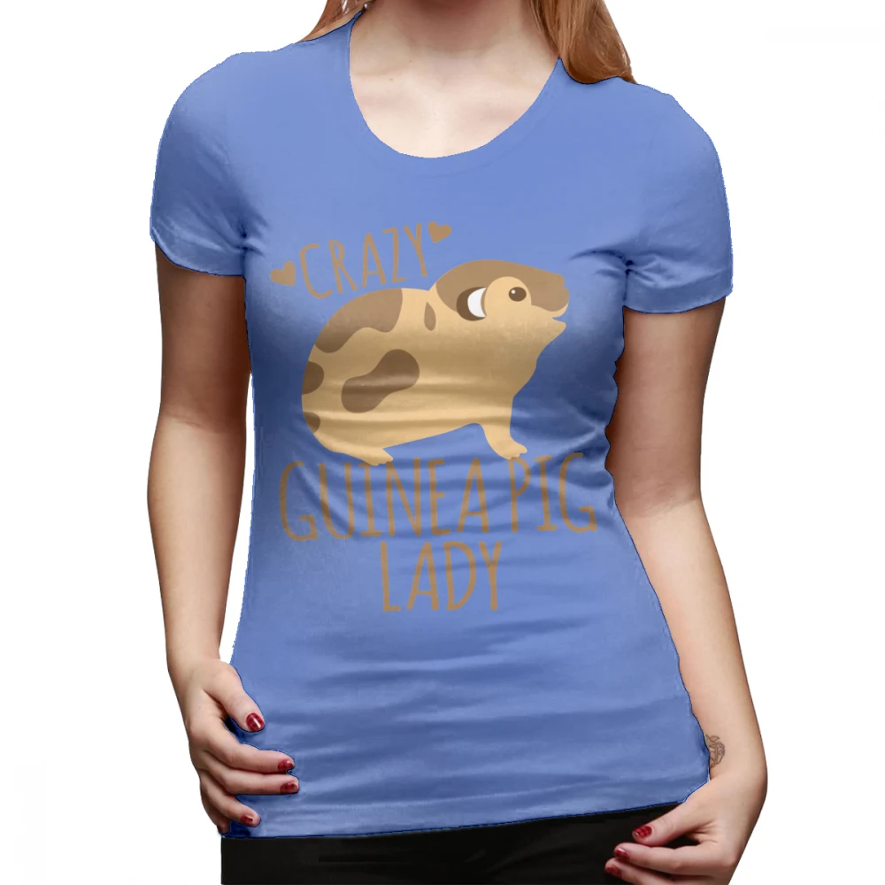 Футболка с морской Свинкой, женская футболка с сумасшедшей морской Свинкой, простая серая женская футболка, повседневная женская футболка с круглым вырезом и коротким рукавом - Цвет: Армейский зеленый